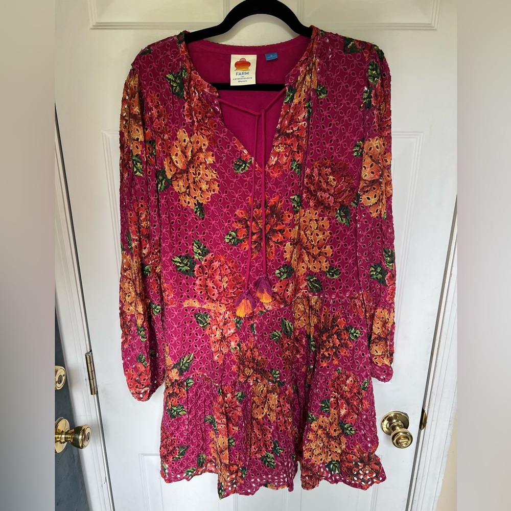 Never Worn, Farm Rio Vibrant Summer Dress